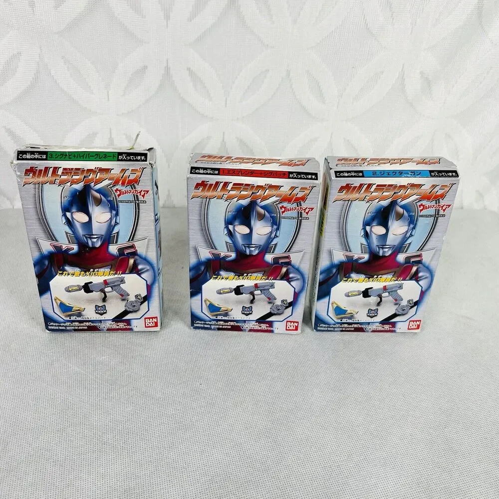 Bandai Ultraman Gaia Sig Arms Complete 3 Type Set Jector‎ Gun Explender
